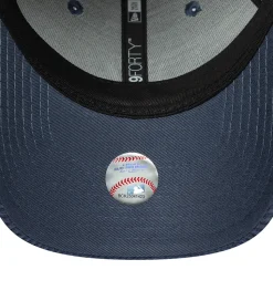 New Era Kasket - Fløjl - 9Forty - New York Yankees - Mørkeblå