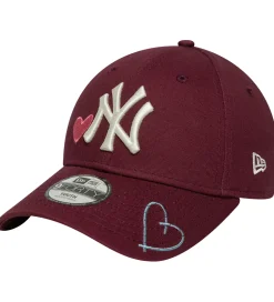 New Era Kasket - 9Forty - New York Yankees - Mørkerød