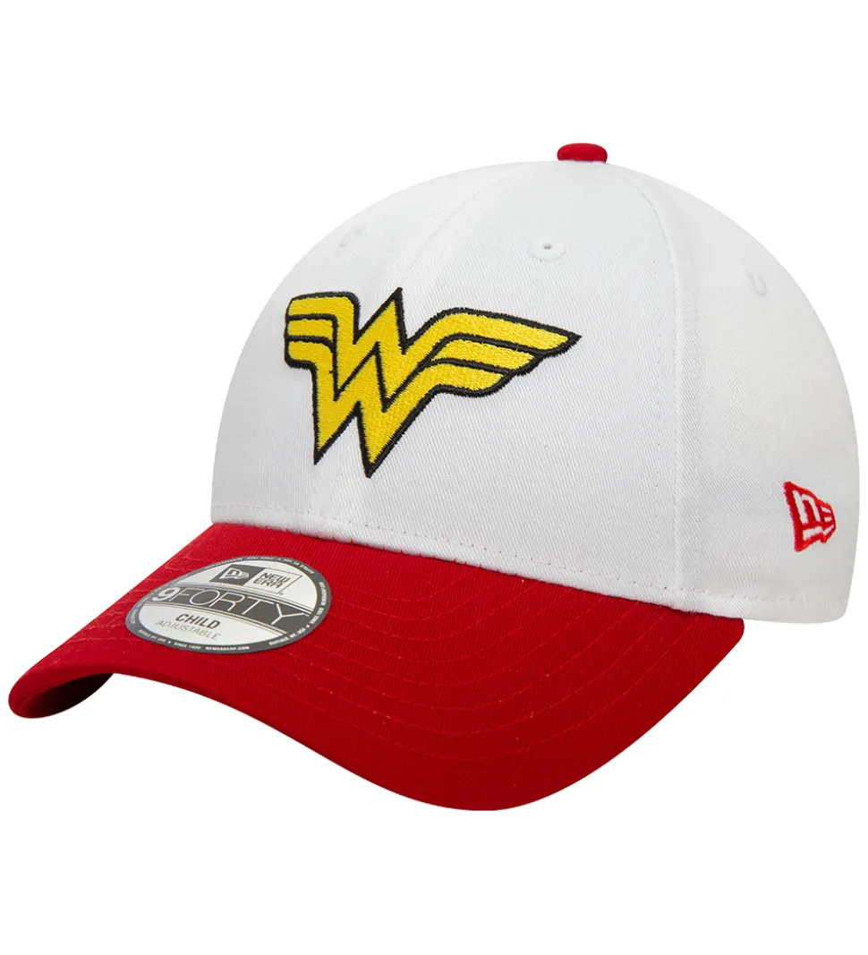 New Era Kasket - 9Forty - Wonder Women - Hvid/Rød
