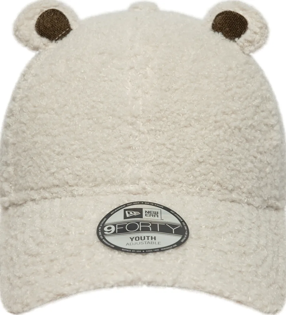 New Era Kasket - Teddyfleece - 9Forty Winter - Lysebeige