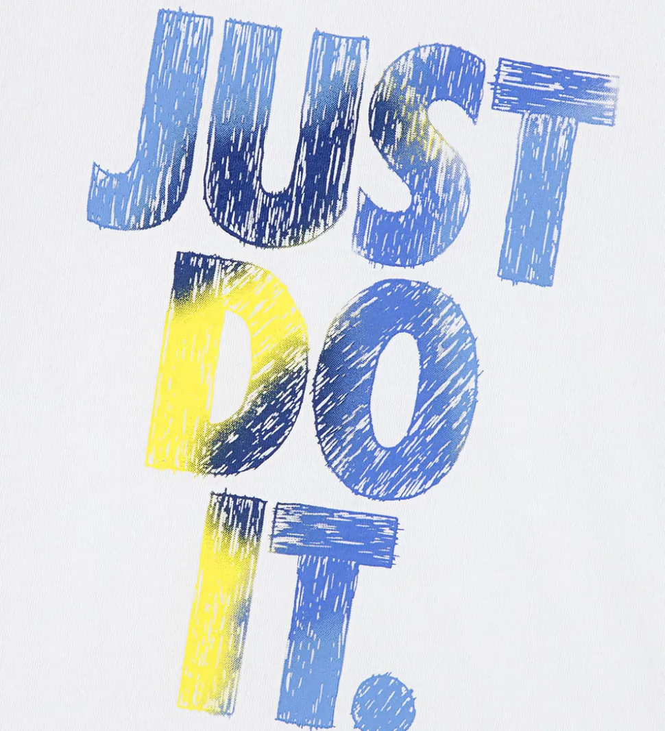 Nike Bluse - Hvid m. Print