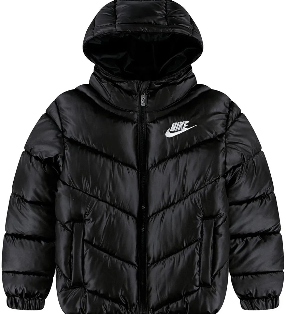 Nike Dynejakke - Puffer - Sort