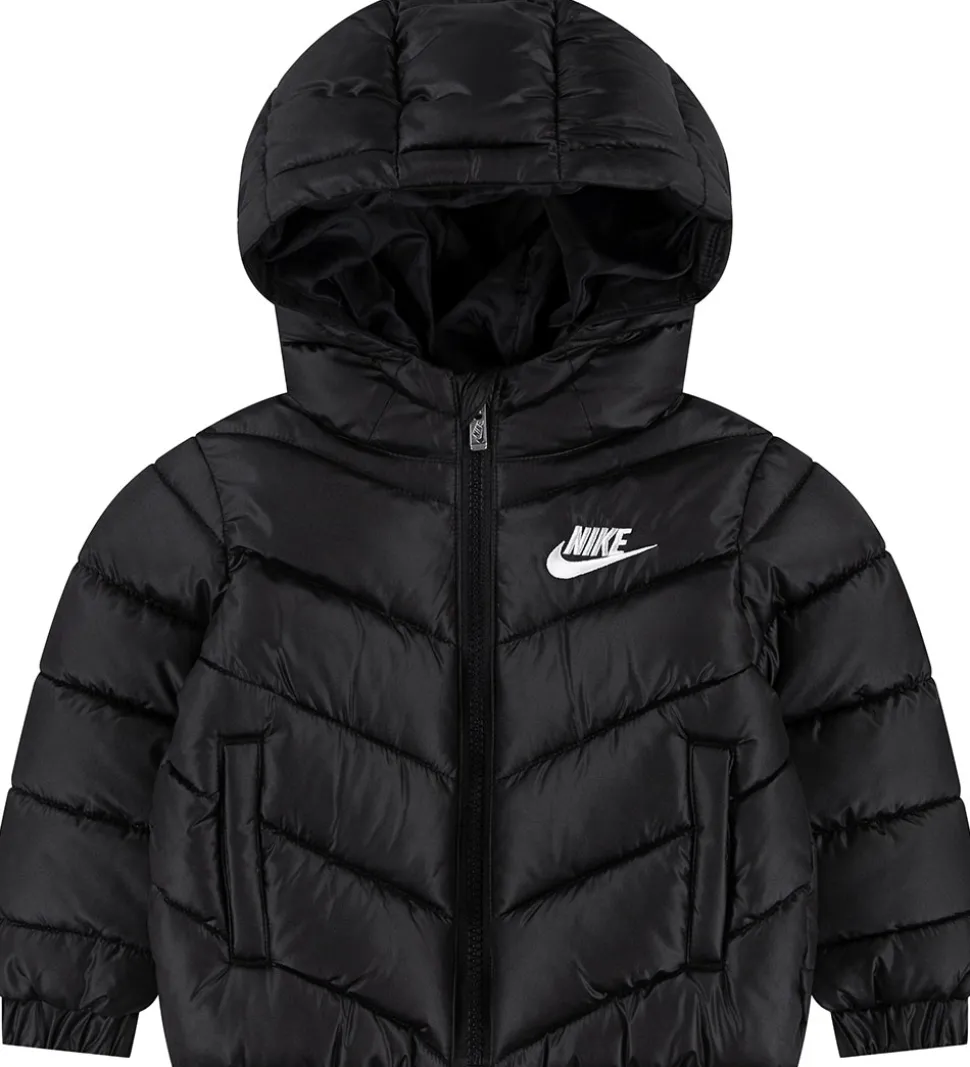 Nike Dynejakke - Puffer - Sort