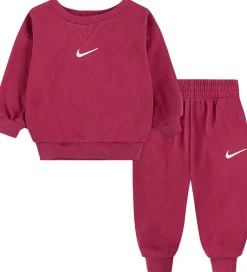 Nike Sweatsæt m. Knaplukning - Essential - Sweet Beef