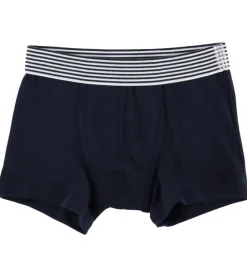 Petit Bateau Boxershorts - 2-pak - Navy/Gråmeleret