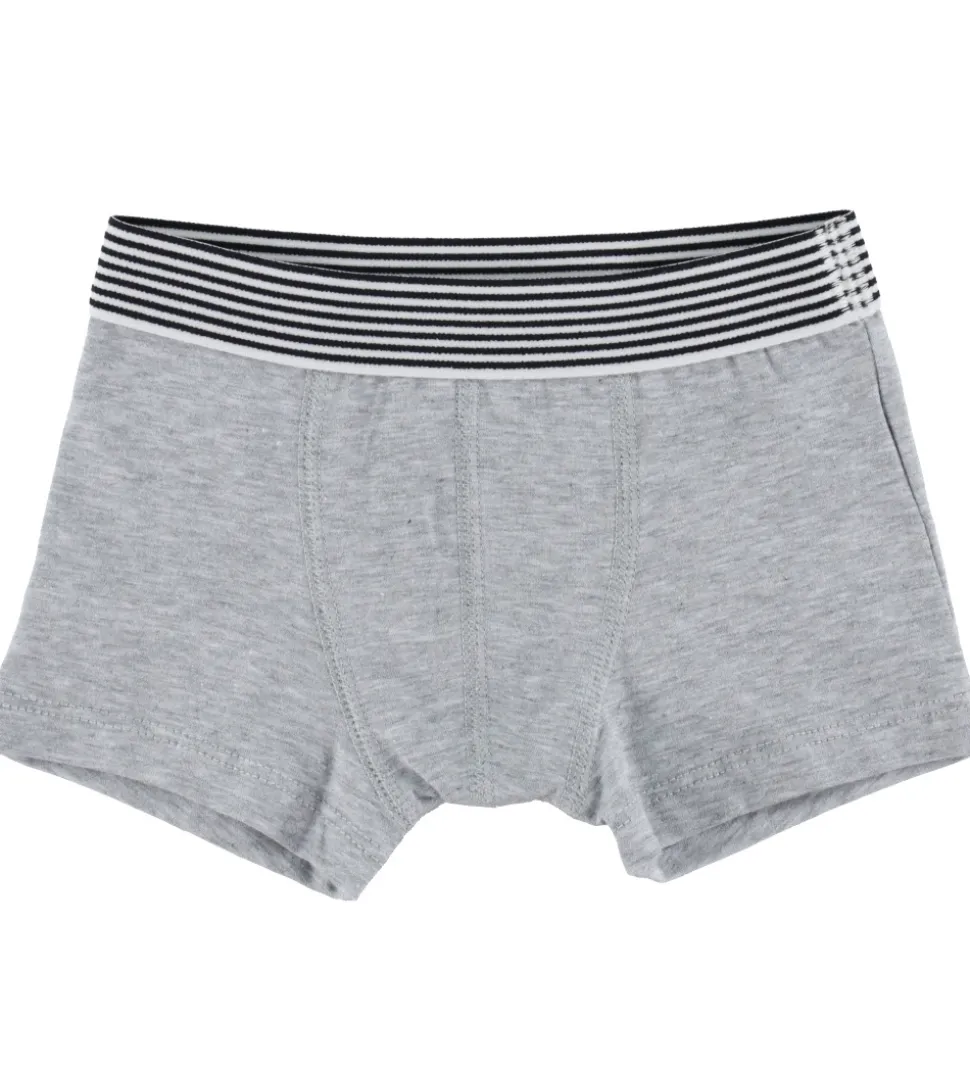 Petit Bateau Boxershorts - 2-pak - Navy/Gråmeleret