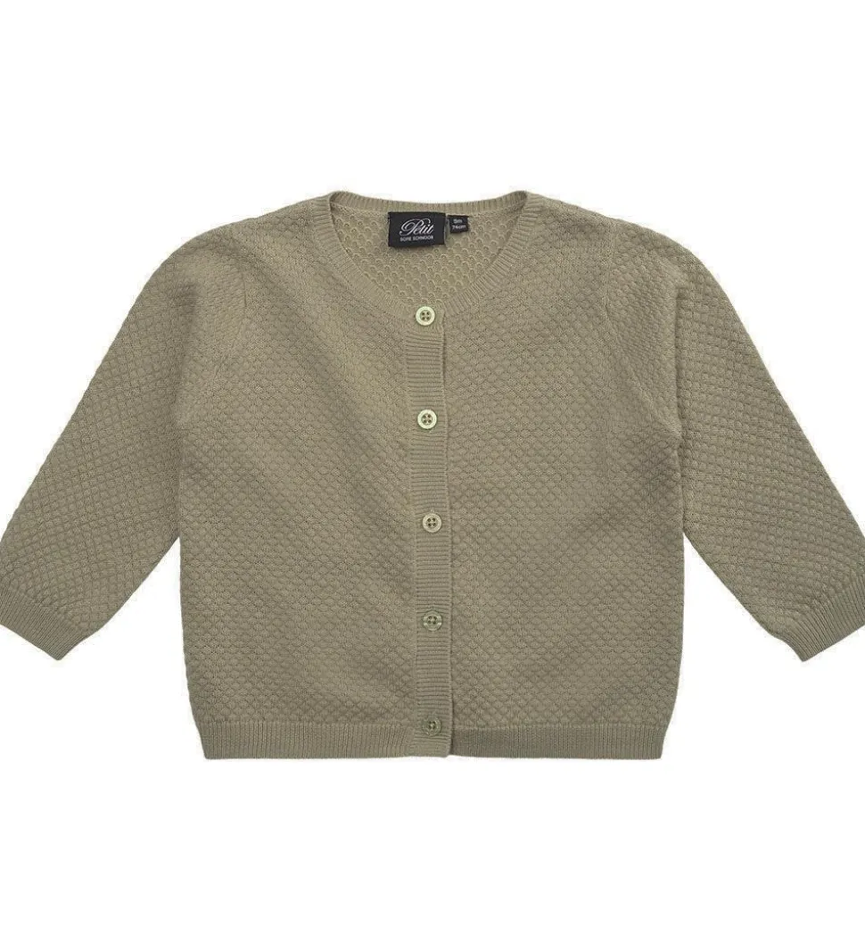 Petit by Sofie Schnoor Cardigan - Strik - Dusty Green