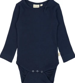 Petit Piao Body l/æ - Rib - Modal - Dress Blues