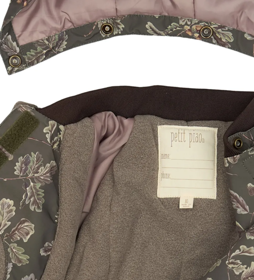 Petit Piao Vinterjakke - PPDard - Oak AOP