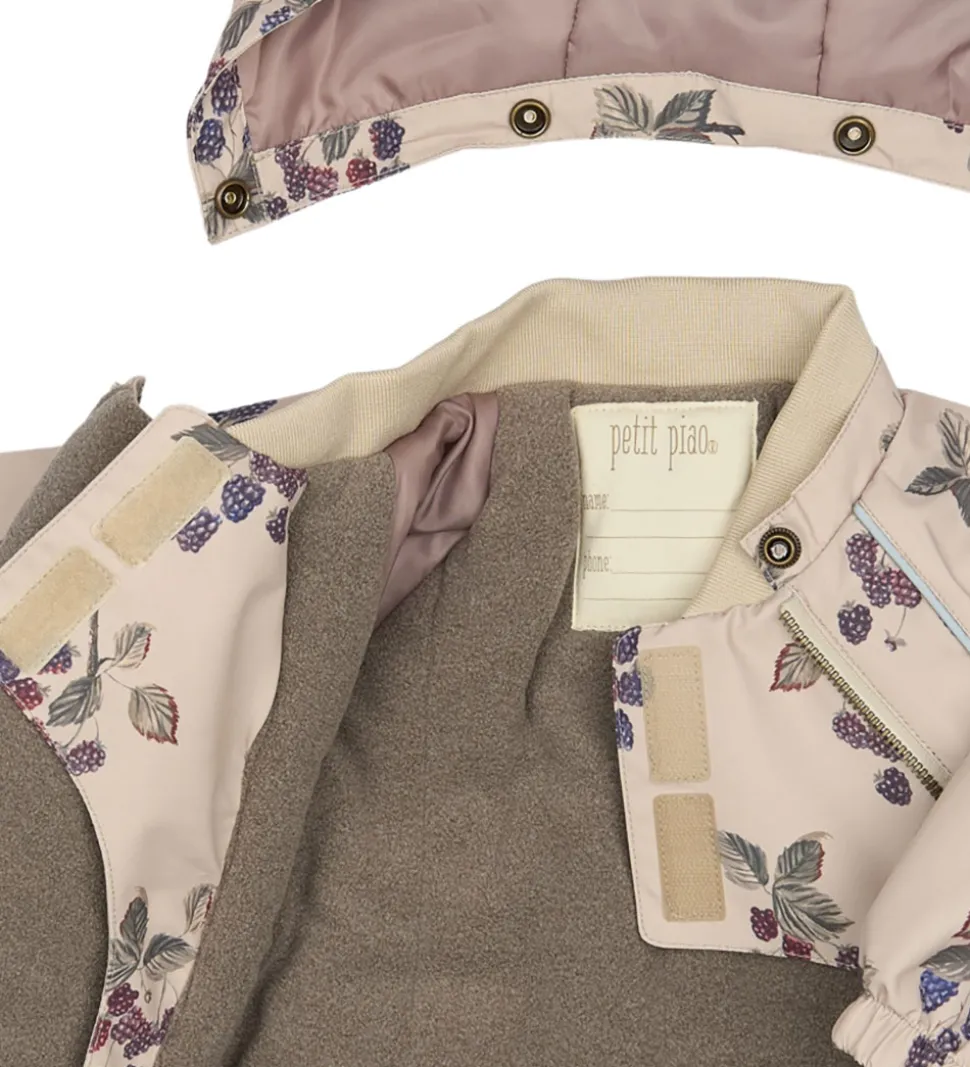 Petit Piao Vinterjakke - PPDard - Blackberry AOP