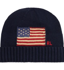 Polo Ralph Lauren Hue - Strik - Hunter Navy m. Flag