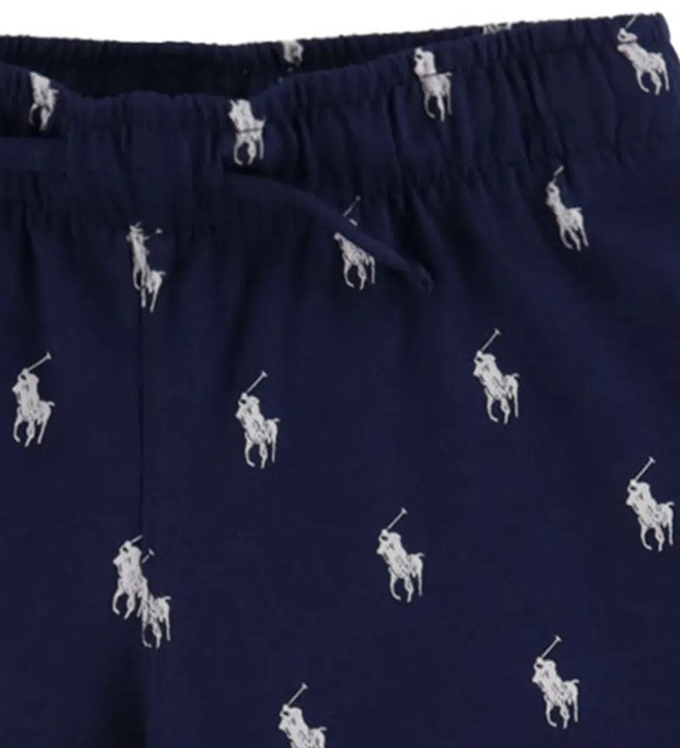 Polo Ralph Lauren Nattøj - Newport Navy m. Logoer