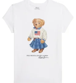 Polo Ralph Lauren T-shirt - Hvid m. Bamse
