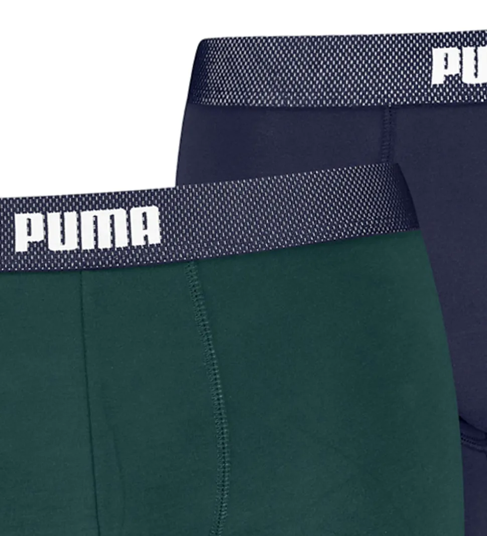 Puma Boxershorts - 2-pak - Grøn/Navy
