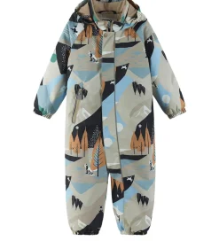 Reima Flyverdragt - Puhuri - Earthy Beige m. Print