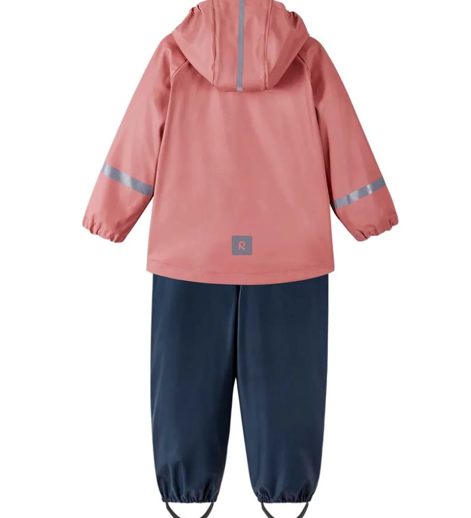 Reima Regntøj m. Seler - Tihku - PU - Rose Blush