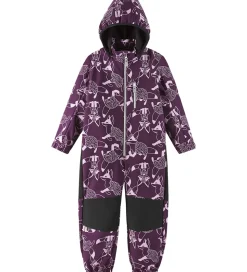 Reima Softshelldragt m. Fleece - Nurmes - Lilla m. Ræve