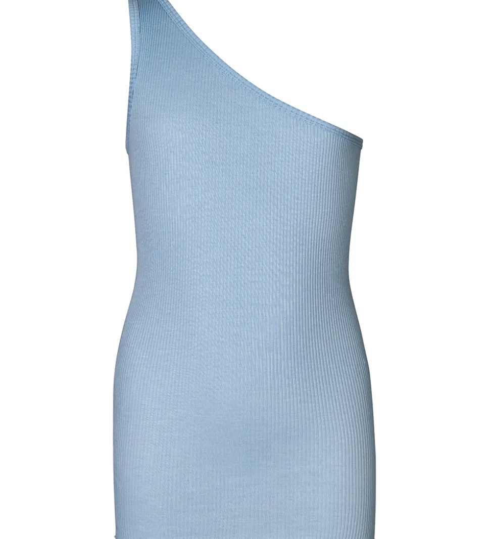 Rosemunde Top - One Shoulder - Heaven Blue