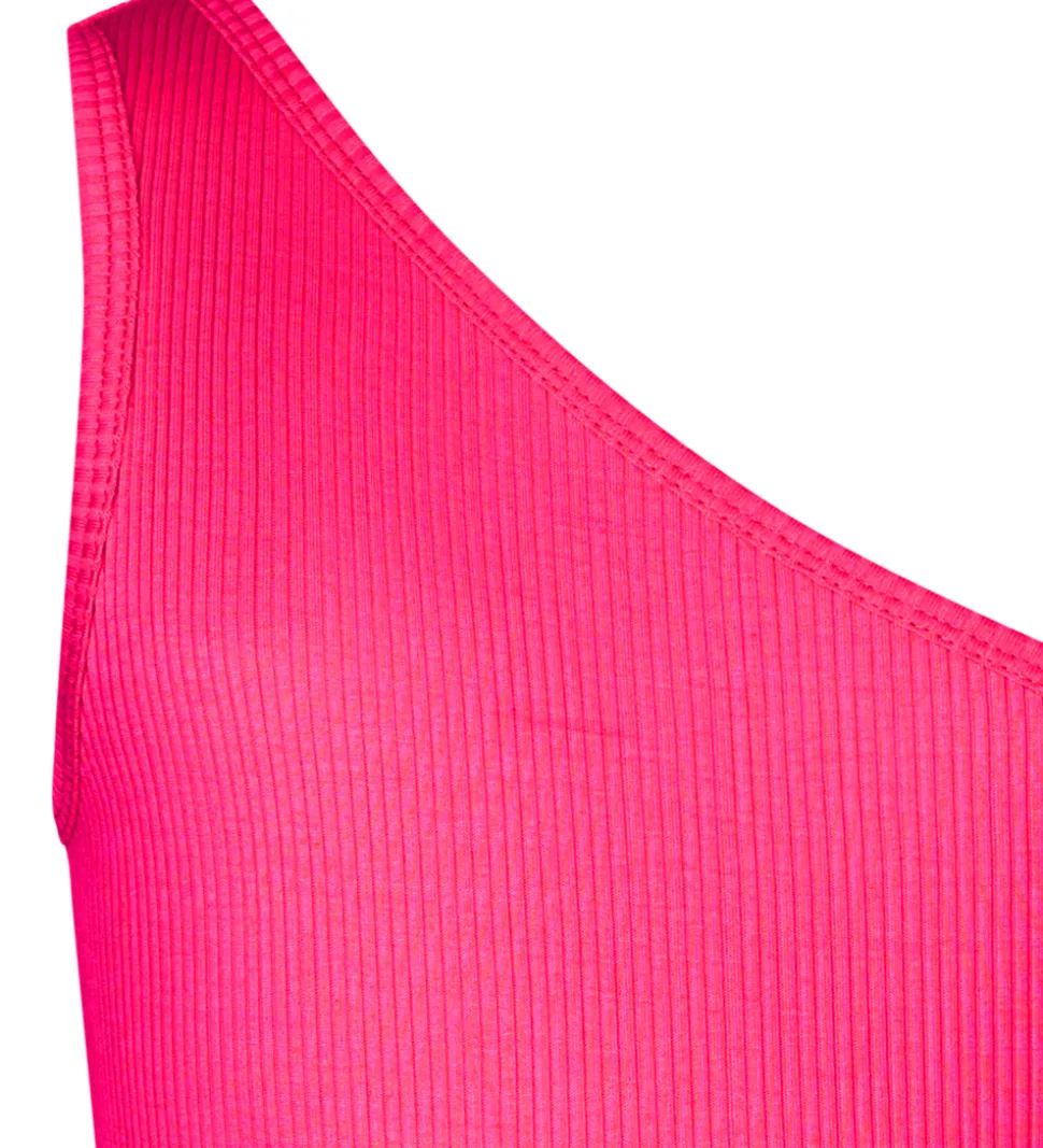 Rosemunde Top - One Shoulder - Pink Berry