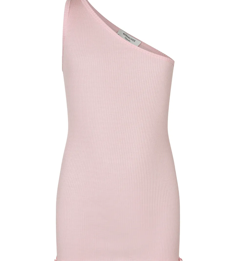 Rosemunde Top - One Shoulder - Rib - Lotus Pink