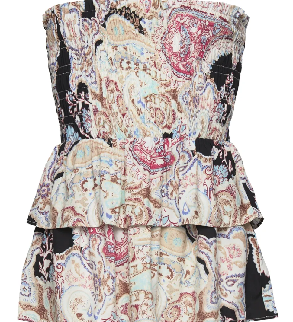 Rosemunde Top - Paisley - Blue Paisley Print