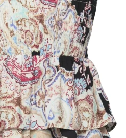 Rosemunde Top - Paisley - Blue Paisley Print