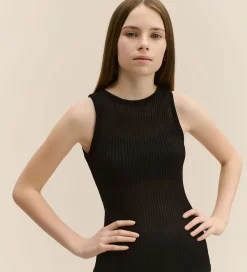 Rosemunde Top - Rib - Baku - Sort