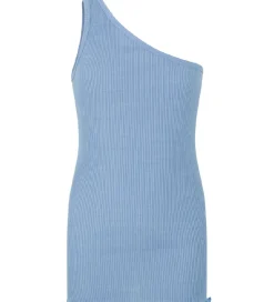Rosemunde Top - Rib - One Shoulder - Blue Heaven