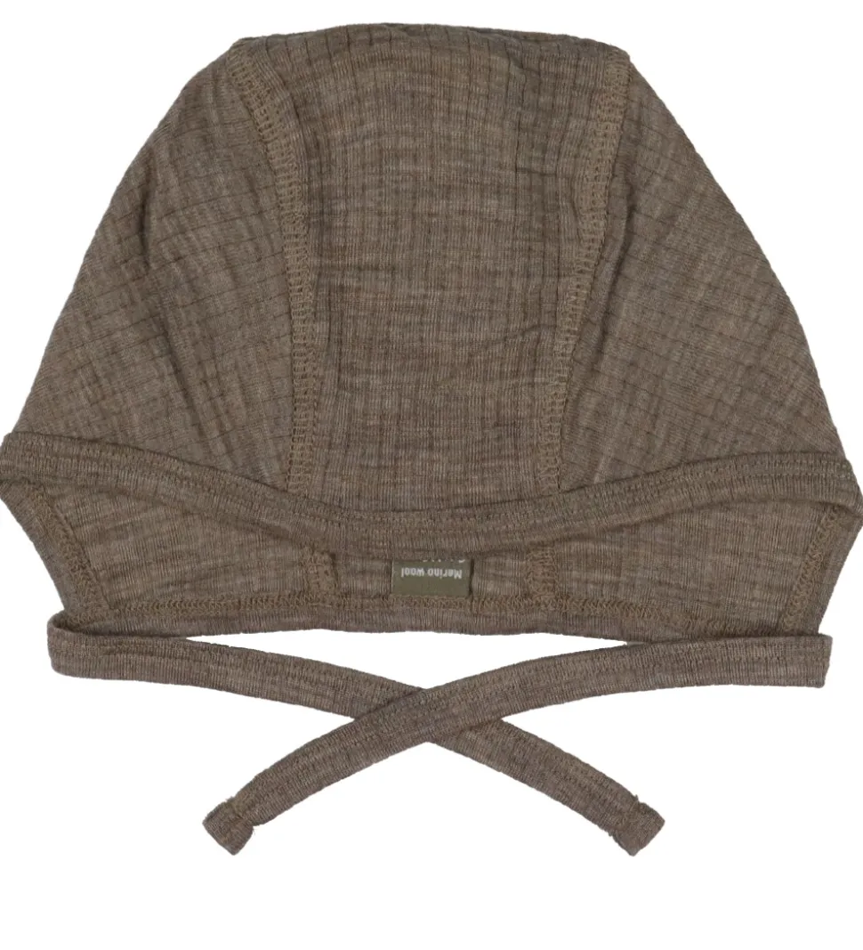 Smallstuff Babyhjelm - Uld - Nature