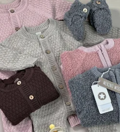 Smallstuff Cardigan m. Lynlås - Uld - Rose