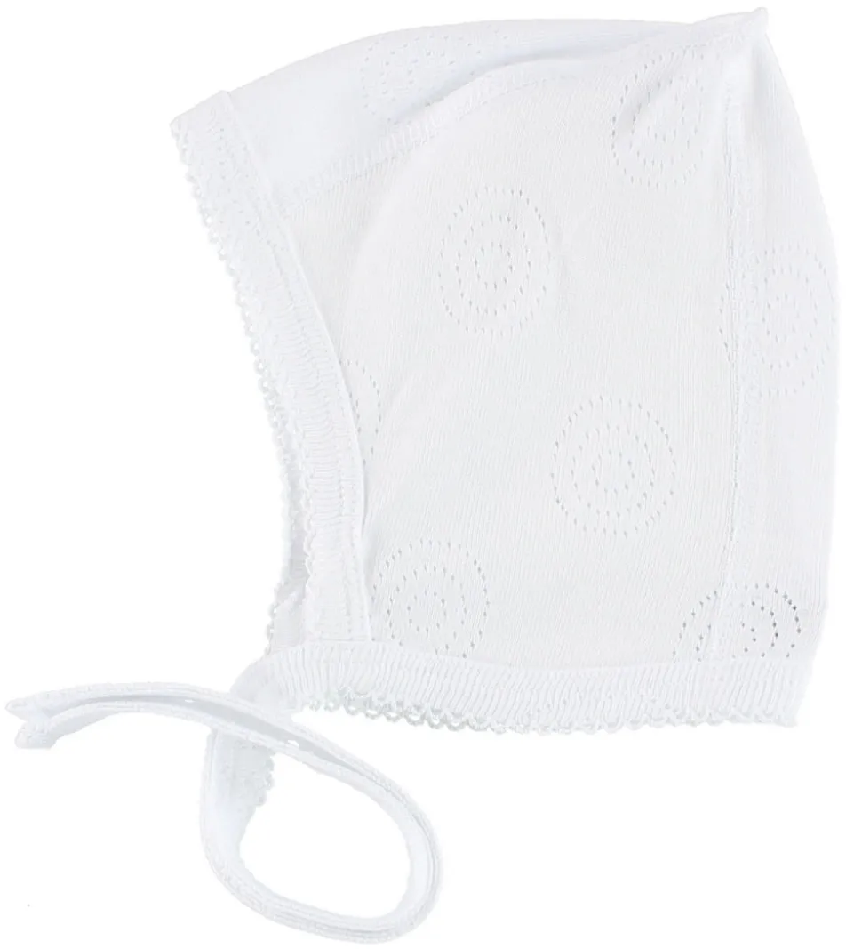 Smallstuff hjelm - Hvid m. Hulmønster