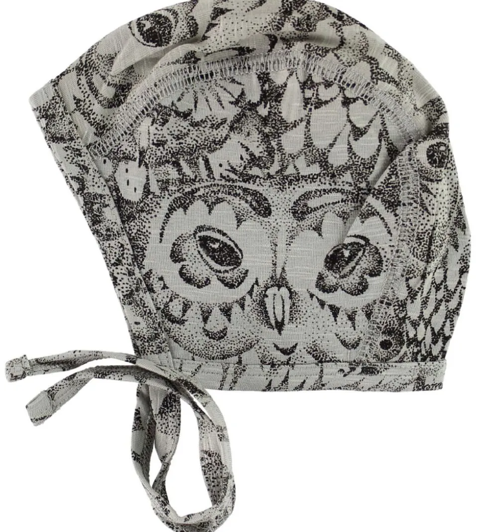Soft Gallery Babyhjelm - Hattie - Grå m. Ugler