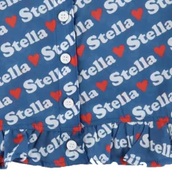 Stella McCartney Kids Top - Blå m. Logoprint