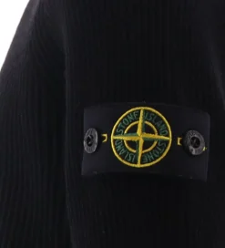 Stone Island Cardigan - Uld - Sort