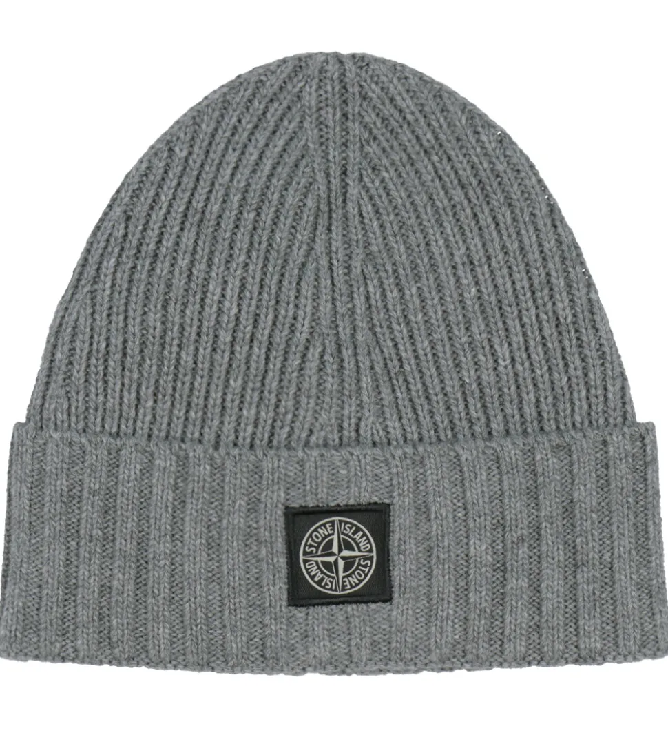 Stone Island Hue - Uld/Viskose - Mørkegråmeleret