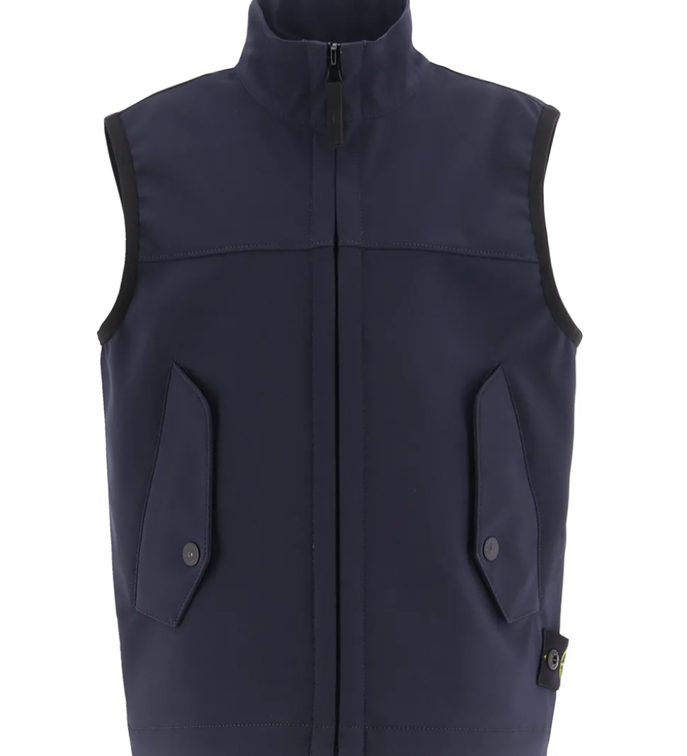 Stone Island Softshellvest - Navy Blue