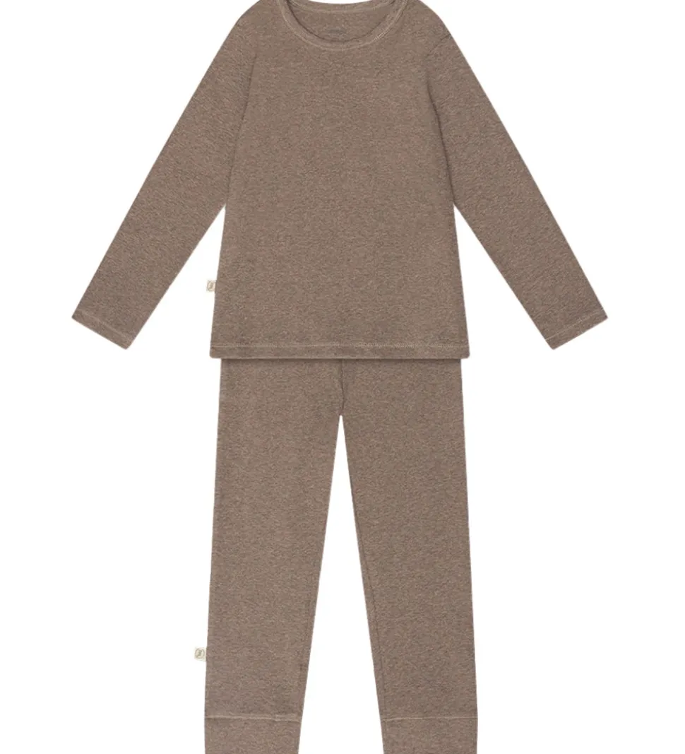 That's Mine Nattøj - 2-delt - Rib - Christer - Brown Melange