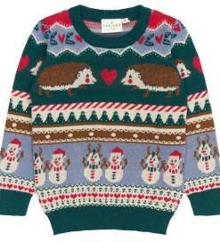 The New Bluse - Strik - TnstHoliday Jacquard - Multifarvet