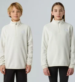 The North Face Fleecetrøje - Glacier - 1/4 Zip - White Dune