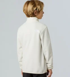 The North Face Fleecetrøje - Glacier - 1/4 Zip - White Dune
