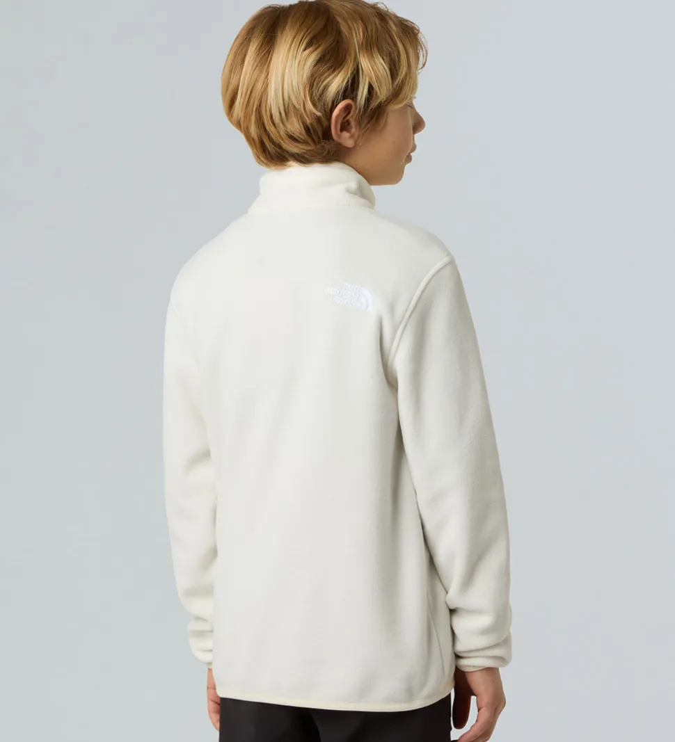 The North Face Fleecetrøje - Glacier - 1/4 Zip - White Dune