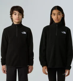 The North Face Fleecetrøje - Glacier - 1/4 Zip - Sort