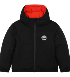 Timberland Dynejakke/Fleecejakke - Vendbar - Sort/Orange