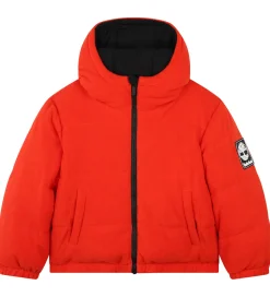Timberland Dynejakke/Fleecejakke - Vendbar - Sort/Orange