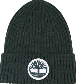 Timberland Hue - Rib - Strik - Mørkegrøn m. Logo