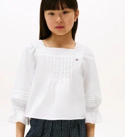 Tommy Hilfiger Bluse - Broderie Anglaise - White