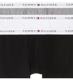 Tommy Hilfiger Boxershorts - 3-pak - Hvid/Sort/Gråmeleret