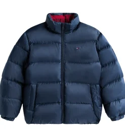 Tommy Hilfiger Dunjakke - Essential Down - Dark Night Navy
