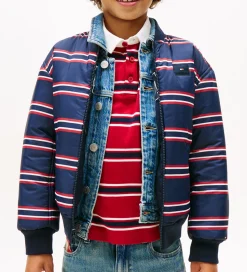 Tommy Hilfiger Dynejakke - Vendbar - Dark Night Navy