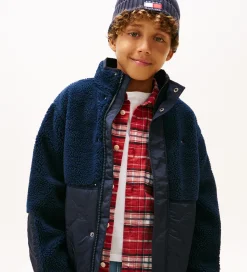 Tommy Hilfiger Fleecejakke - Teddy - Dark Night Blue
